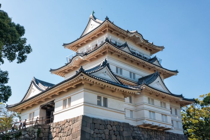 A view of Odawara Castle in Kanagawa